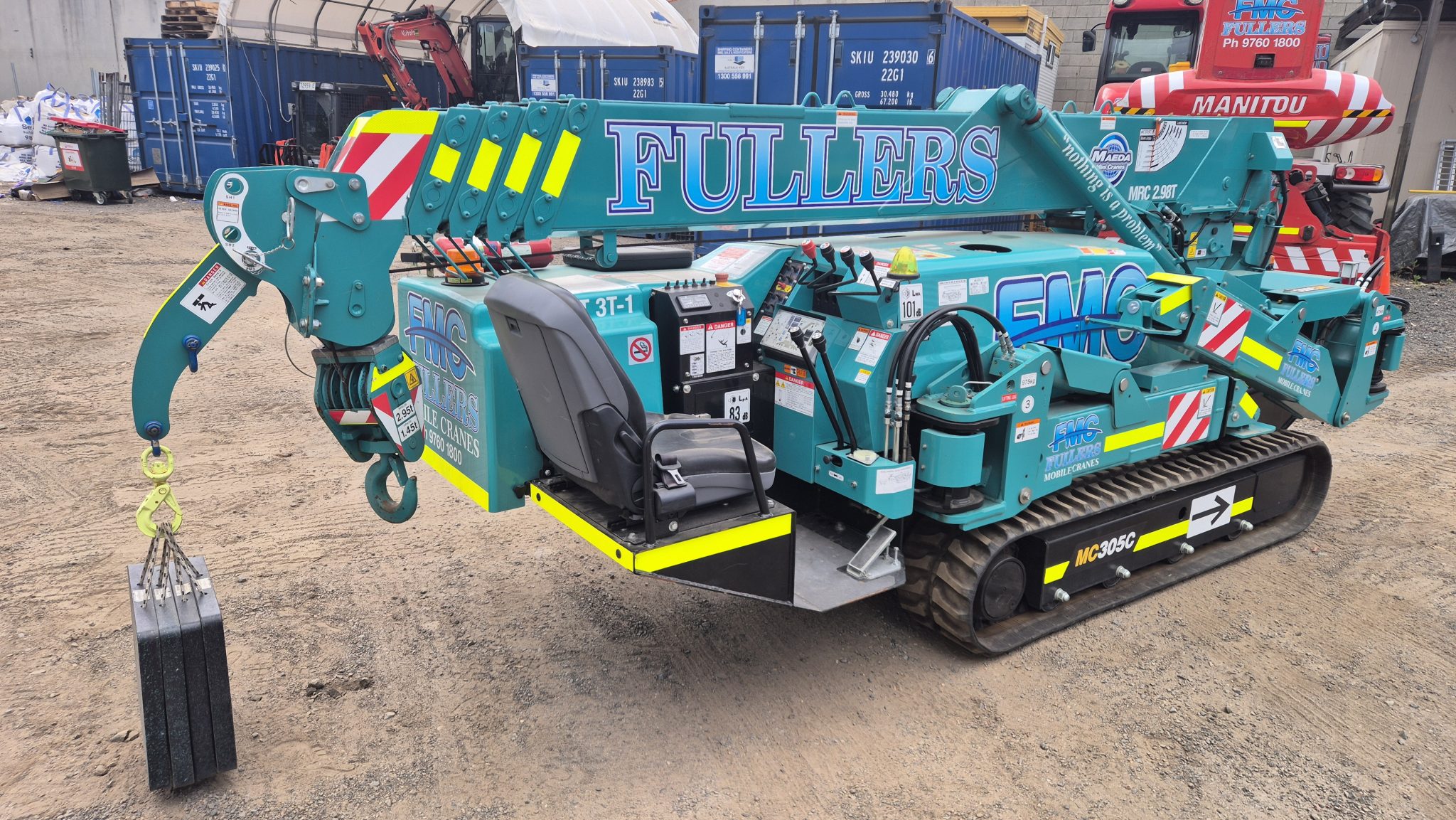 Maeda MC305C-3 Mini Crawler Crane