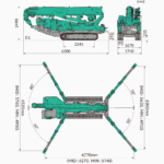 maeda mc815 mini cranes crawler cranes