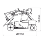 GW425 glass lifter dimensions