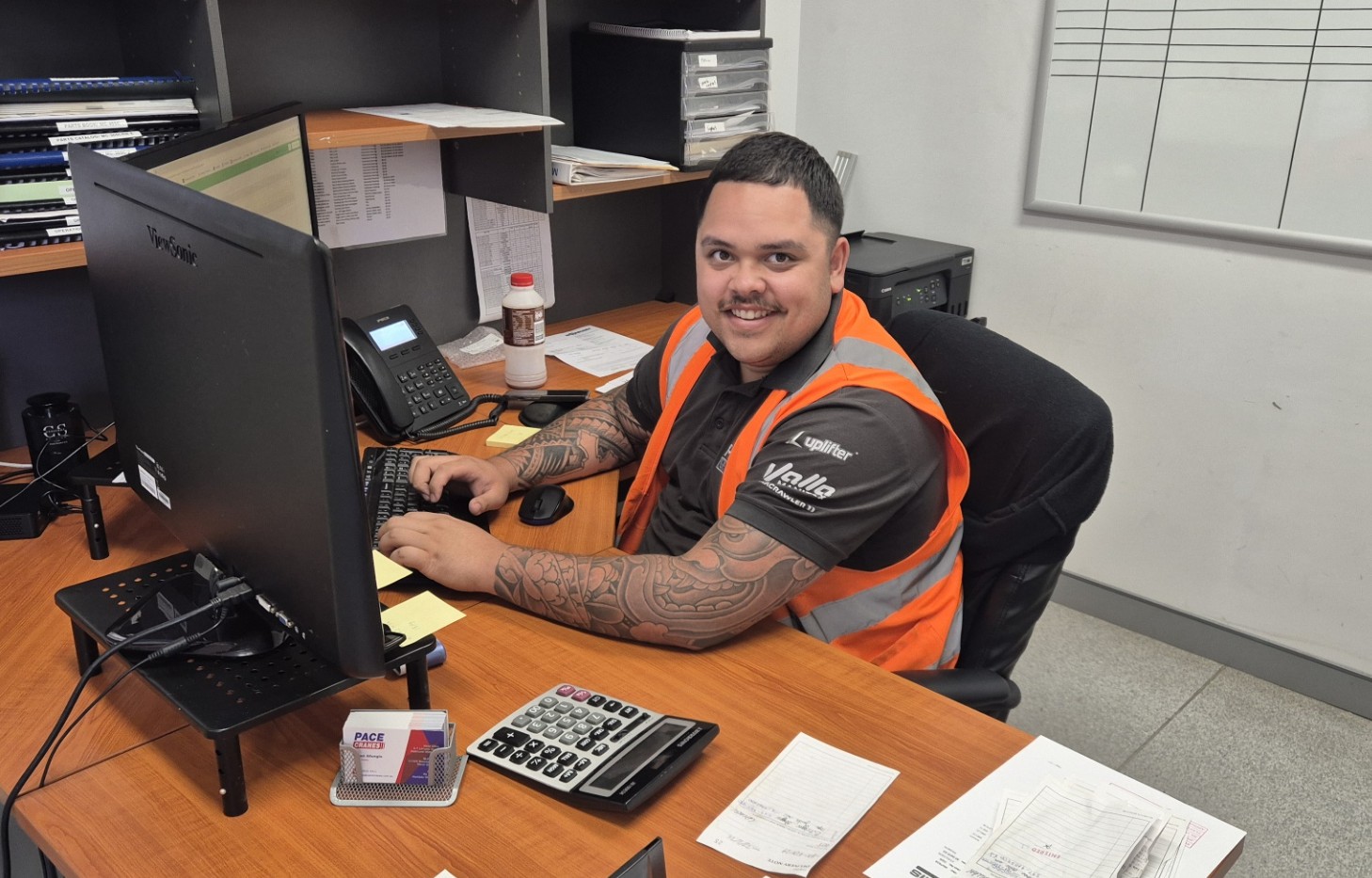 Friendly service from our spare parts department