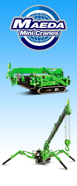 Maeda mini crawler cranes